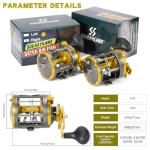 Sougayilang Level Wind Fishing Reel - Right Hand