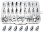 50pcs Bullet Sinkers for Bass Fishing