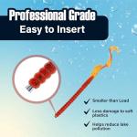 Tungsten Nail Weights for Bass Fishing - 25 Pack