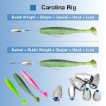 50pcs Bullet Sinkers for Bass Fishing