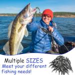 15-Pack Brass Fishing Weights with Swivel