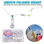 Disc Sinkers Fishing Weights, Coin Sinkers Weights Saltwater Surf Fishing Weights Catfishing Gear Tackle 8oz 6oz 5oz 4oz 3oz 2oz 1oz