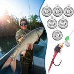 Shimeyao 18 Pieces Disc Sinkers Fishing Weights No Roll Disc Fishing Sinkers Weights for Saltwater Trolling Surf Tackle(3oz)