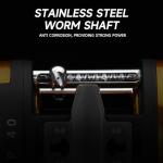 HAUT TON Vortex Baitcasting Fishing Reels, Saltwater Inshore Surf Trolling Reel, Round Baitcaster Reel Up to 44LBS Powerful Max Drag, Conventional Reel for Catfish, Musky, Salmon(Gold, 40 Right Hand)