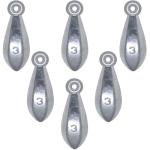 Fishing Weights Sinkers Bullet Fishing Weights Sinkers Ocean Saltwater Surf Fishing Gear Fishing Assortment 1/2oz 3/4oz 1oz 2oz 3oz 4oz (3oz-6pcs)