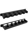 Ducurt Fishing Rod Holders Vertical Rod Rack, Fishing Pole Holders for Garage, Wall, Ceiling Rod Stand, Black (1 Pair Black)