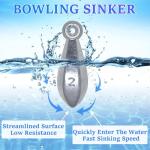 Fishing Weights Sinkers Bullet Fishing Weights Sinkers Ocean Saltwater Surf Fishing Gear Fishing Assortment 1/2oz 3/4oz 1oz 2oz 3oz 4oz (3oz-6pcs)