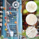 Fishing Net Decoration 79 x 39 Inch Natural Decorative Fish Net,Fish Netting for Decoration,Birthday Decorations Fishnet Decor,Decorative Fishing Nets for Wedding Beach Party