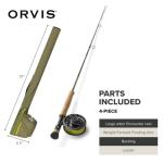 Orvis Encounter Outfit - Fishing Rod and Reel Combo (9' 6-wt) - Versatile Outfit with Large Arbor Reel, Weight-Forward Floating Line, Backing, and Leader
