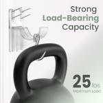 No Adhesive Heavy Duty Curtain Rod Holders with Wide Hook, 5X Stronger Than Adhesive Curtain Rod Hooks,Tension Curtain Rod Bracket for Wall with Pin Guide, Curtain Wall Mount (4 Pack, for 1.25" Rods)