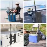 Portable Fishing Rod Holder with Bungee Cords