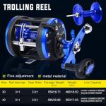 Sougayilang Left-Handed Trolling Fishing Reel