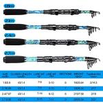 Sougayilang Telescopic Fishing Rod and Reel Combo