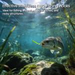 50pcs EWG Hooks for Bass & Trout Fishing