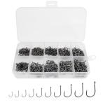 500pcs Fishing Hooks Set for Freshwater and Saltwater