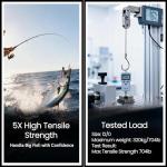 25pcs Heavy-Duty Circle Hooks for Freshwater & Saltwater