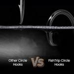 25pcs Heavy-Duty Circle Hooks for Freshwater & Saltwater