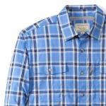 Field & Stream Men’s Bluejay Plaid Fishing Shirt