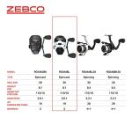 Zebco Roam Size 30 Spincast Fishing Reel