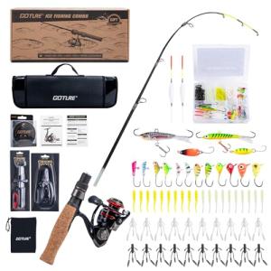 Goture 24" Ice Fishing Rod and Reel Combo