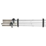 Berkley Horizontal 4-Rod Fishing Rack, Black