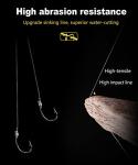 Dyxssm Small Fishing Hooks with Nylon Line Pack