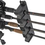 Berkley Horizontal 4-Rod Fishing Rack, Black