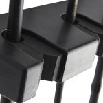 Berkley Horizontal 4-Rod Fishing Rack, Black