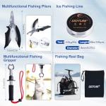 Goture 24" Ice Fishing Rod and Reel Combo