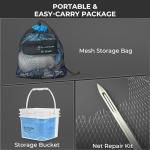 Calamus 3ft-6ft Cast Net with Heavy-Duty Line