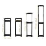 RDEXP R001 Plastic Travel Luggage Telescopic Handle 20inch Replacement Spare Part Suitcase Aluminium Alloy Pull Rod