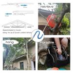 AHRYLXY Telescoping Pickup Tool Magnetic Pole with 3 Hooks, 10 FT Telescopic Push Pull Rod Wire Reacher Grabber Disc Golf Retriever, Disc Golf Accessories