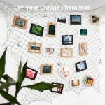 80x40 Inch Fishing Net Decor, 3mm Beige Natural Cotton Large Decorative Fish Netting Table Runner, Wall Ceiling Halloween Party Decorations for Pirate Under The Sea Nautical Mermaid Themed Party