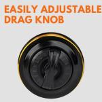 Catfish Pro Fishing for Fun Spinning Reel | Already Spooled with 20 LB Mono Fishing Line | Easy to Use Reel to Catch Fish