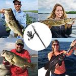 BlueFire Fishing Rod Kit, Carbon Fiber Telescopic Fishing Pole and Reel Combo with Spinning Reel, Line, Lure, Hooks and Carrier Bag, Fishing Gear Set for Beginner Adults Saltwater Freshwater(2.1M)