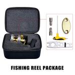 PROBEROS Conventional Reel Trolling Reels - Lever Drag Deep Sea Ocean Big Game Offshore Jigging Fishing Reels - Gold Silver (500, Right)