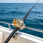 SAMOLLA Heavy Duty 2KG Tuna Reel Deep Sea Fishing Reel 2 Speed 3.1:1/1.3:1 Gear Ratio Conventional Reel 83LB Max Drag Saltwater Big Game Trolling Reel for Offshore Boat Sailfish Right Handed