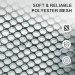 Yeahmart Fishing Net Minnow Nets with Aluminum Collapsible Telescopic Fishing Pole Handle and Nylon Mesh, Small Fishing Landing Net for Saltwater Freshwater, Extends to 51 inch (3 Sectional Handle)