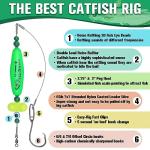 Catfish-Rig-for-Bank-Fishing-Catfishing-Tackle-Floats-with-Rattler-Santee Cooper Rig Equipment(Green-2.5 inch)