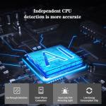 HXBER Fish Depth Finder Handheld Fish Finder Waterproof Sonar Fish Finder for Ice Fishing, Black