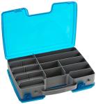 Plano Large 2 Sided Tackle Box, Metallic Gray & Blue, Medium