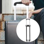 Telescopic Handle for Suitcase, Replacement Pull Rod for Travel Luggage, 60CMX16CMX4cm Black