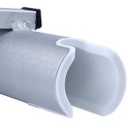 Wall Mount Fishing Rod Holder for Boat, Aluminium 3 Tubes Linked Fishing Rod Rack, Surf Fishing Pole Holders for Garage, Boat Rod Holder for Marine Yacht RV Home