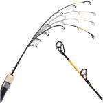 Ice Fishing Rod Pole, 21 Inches, Ultra-Light, Medium, Medium Light, Walleye, Perch, Panfish, Trout Fishing (Medium)