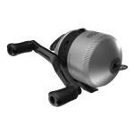 Zebco 33 MAX Spincast Fishing Reel, Size 60 Reel, Right or Left-Hand Retrieve, 20-Pound Zebco Cajun Line, Silver/Black (Clam Packaging)