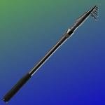 Whistytwig Carbon Fiber Telescopic Fishing Rod 11 ft - Portable Collapsible Design for Travel and Adventure - Versatile Saltwater and Freshwater Fishing Pole - Midnight 3.36m