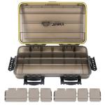 RUNCL Fishing Tackle Box, Waterproof Tray for Jigs Lures, Thicker Floating Tackle Utility Box with Adjustable Dividers, 3600/3700/Large 3700 Size