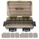 RUNCL Fishing Tackle Box, Waterproof Tray for Jigs Lures, Thicker Floating Tackle Utility Box with Adjustable Dividers, 3600/3700/Large 3700 Size