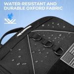 KastKing KarryAll Fishing Tackle Backpack with Rod Holder 4 Tackle Boxes,40/26L Tackle Bag Storage Fishing Gear and Equipment,Black,Medium