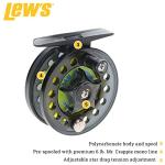 Lew's Crappie Thunder Jigging Fishing Reel, 2 Bearing System, Right-Hand Retrieve, Crappie Thunder Green